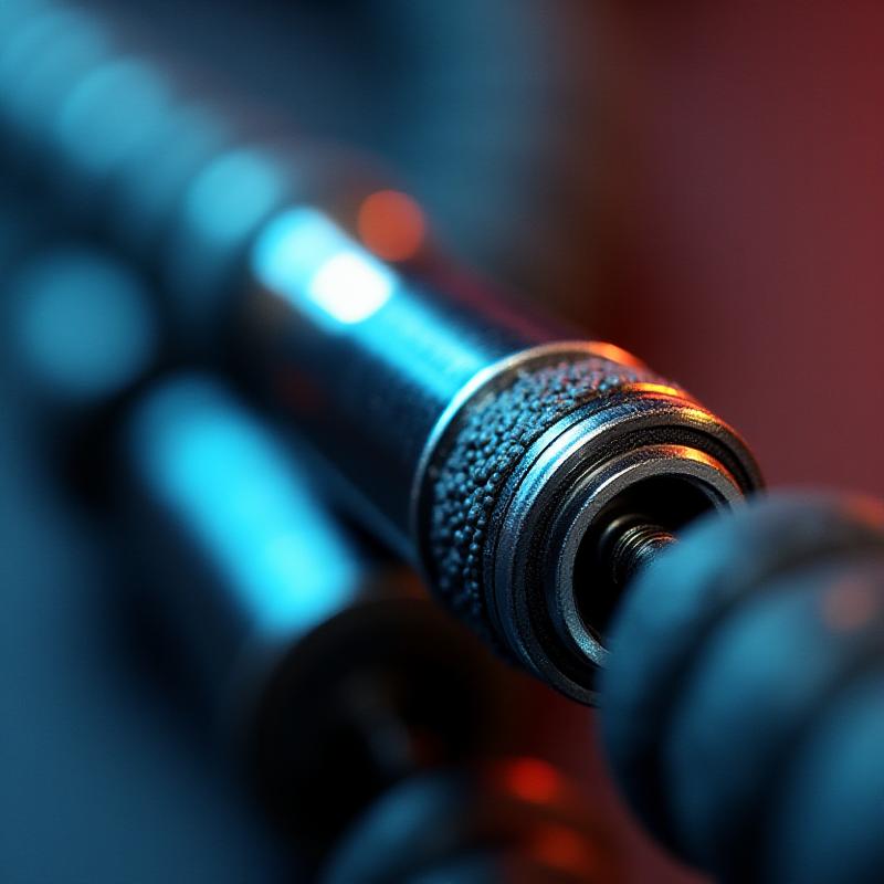 Detailed macro shot of the ball bearing mechanism of a CoralFit Melbourne jump rope